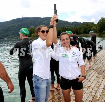 Woerthersee Triathlon. Jolanta Ogar, Lara Vadlau. Poertschach, 4.6.2016.
Foto: Kuess
---
pressefotos, pressefotografie, kuess, qs, qspictures, sport, bild, bilder, bilddatenbank