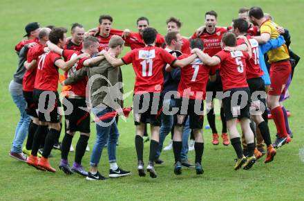 Fussball Kaerntner Liga. Maria Saal gegen Globasnitz. Jubel (Maria Saal). Maria Saal, am 11.6.2016.
Foto: Kuess
---
pressefotos, pressefotografie, kuess, qs, qspictures, sport, bild, bilder, bilddatenbank