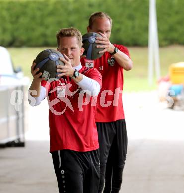 Fusball Bundesliga. Trainingsauftakt WAC.  Christian Dobnik, Alexander Kofler. Wolfsberg, am 14.6.2016.
Foto: Kuess
---
pressefotos, pressefotografie, kuess, qs, qspictures, sport, bild, bilder, bilddatenbank