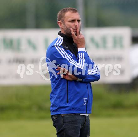 Fussball KFV Cup. Finale. St. Jakob im Rosental gegen Treibach. Trainer Georg Harding (Treibach). St. Jakob, am 15.6.2016.
Foto: Kuess
---
pressefotos, pressefotografie, kuess, qs, qspictures, sport, bild, bilder, bilddatenbank