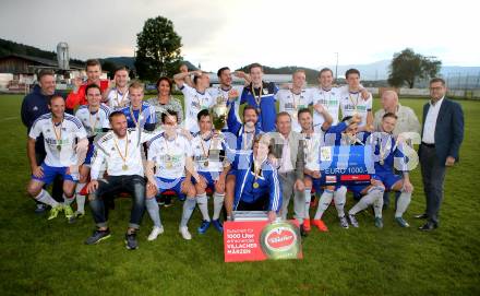 Fussball KFV Cup. Finale. St. Jakob im Rosental gegen Treibach. Jubel   (Treibach). St. Jakob, am 15.6.2016.
Foto: Kuess
---
pressefotos, pressefotografie, kuess, qs, qspictures, sport, bild, bilder, bilddatenbank