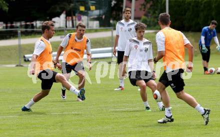 Fusball Bundesliga. Trainingsauftakt WAC.  Peter Tschernegg, Christopher Wernitznig, Gerald Nutz. Wolfsberg, am 14.6.2016.
Foto: Kuess
---
pressefotos, pressefotografie, kuess, qs, qspictures, sport, bild, bilder, bilddatenbank