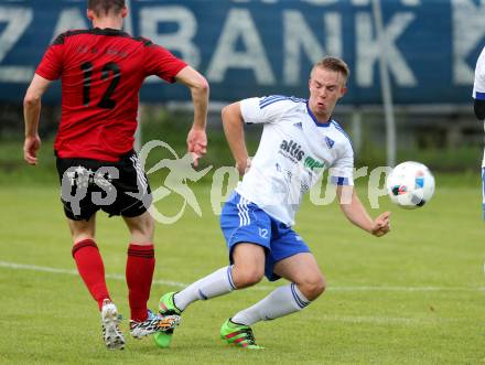 Fussball KFV Cup. Finale. St. Jakob im Rosental gegen Treibach.  Dominic Kahlhammer  (Treibach). St. Jakob, am 15.6.2016.
Foto: Kuess
---
pressefotos, pressefotografie, kuess, qs, qspictures, sport, bild, bilder, bilddatenbank