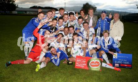 Fussball KFV Cup. Finale. St. Jakob im Rosental gegen Treibach. Jubel   (Treibach). St. Jakob, am 15.6.2016.
Foto: Kuess
---
pressefotos, pressefotografie, kuess, qs, qspictures, sport, bild, bilder, bilddatenbank