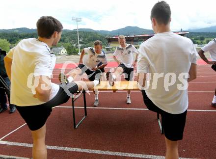 Fusball Bundesliga. Trainingsauftakt WAC.  Christopher Wernitznig, Christoph Rabitsch. Wolfsberg, am 14.6.2016.
Foto: Kuess
---
pressefotos, pressefotografie, kuess, qs, qspictures, sport, bild, bilder, bilddatenbank