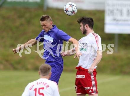 Fussball Unterliga Ost. POggersdorf gegen St. Michael/Bleiburg. Ziga Bokal (Poggersdorf), Rok Rozeniicnik Korosec (St. Michael). Poggersdorf, am 19.6.2016.
Foto: Kuess
---
pressefotos, pressefotografie, kuess, qs, qspictures, sport, bild, bilder, bilddatenbank