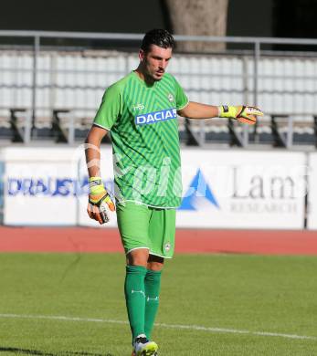 Fussball. Freundschaftsspiel. Udinese Calcio (IT) gegen Union Berlin (DE). SimoneÂ Scuffet (Udinese Calcio). Villach, 17.7.2016.
Foto: Kuess
---
pressefotos, pressefotografie, kuess, qs, qspictures, sport, bild, bilder, bilddatenbank