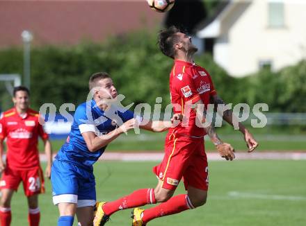 Fussball. Freundschaftsspiel. Udinese Calcio (IT) gegen Union Berlin (DE). Jakub Jankto (Udinese Calcio),  Christopher Trimmel (Union Berlin). Villach, 17.7.2016.
Foto: Kuess
---
pressefotos, pressefotografie, kuess, qs, qspictures, sport, bild, bilder, bilddatenbank