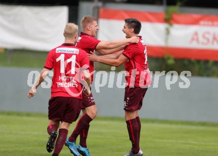 Fussball. Regionalliga. ATSV Wolfsberg gegen SPG FC Pasching/LASK Juniors. Torjubel Anze Pesl (ATSV Wolfsberg). Wolfsberg, 22.7.2016.
Foto: Kuess
---
pressefotos, pressefotografie, kuess, qs, qspictures, sport, bild, bilder, bilddatenbank