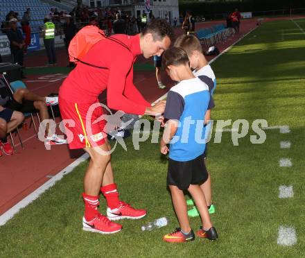 Fussball. Freundschaftsspiel. Udinese Calcio (IT) gegen Union Berlin (DE).  Emanuel Pogatetz (Union Berlin). Villach, 17.7.2016.
Foto: Kuess
---
pressefotos, pressefotografie, kuess, qs, qspictures, sport, bild, bilder, bilddatenbank