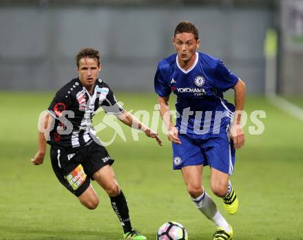 Freundschaftsspiel. RZ Pellets WAC gegen Chelsea FC. Nutz Gerald, (WAC), Nemanja Matic (Chelsea). Klagenfurt Woerthersee Stadion, 20.7.2016.
Foto: Kuess
---
pressefotos, pressefotografie, kuess, qs, qspictures, sport, bild, bilder, bilddatenbank