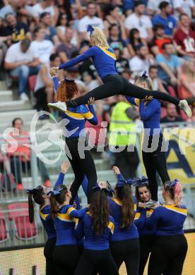 American Football. Austrian Bowl. Swarco Raiders Tirol gegen Giants. Cheerleader. Klagenfurt, am 23.7.2016.
Foto: Kuess
---
pressefotos, pressefotografie, kuess, qs, qspictures, sport, bild, bilder, bilddatenbank