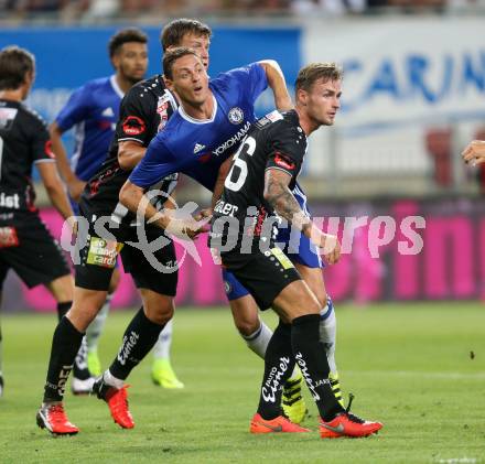 Freundschaftsspiel. RZ Pellets WAC gegen Chelsea FC. Michael Sollbauer, (WAC), Nemanja Matic (Chelsea). Klagenfurt Woerthersee Stadion, 20.7.2016.
Foto: Kuess
---
pressefotos, pressefotografie, kuess, qs, qspictures, sport, bild, bilder, bilddatenbank