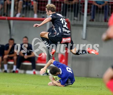 Freundschaftsspiel. RZ Pellets WAC gegen Chelsea FC. Michael Berger, (WAC), Oskar (Chelsea). Klagenfurt Woerthersee Stadion, 20.7.2016.
Foto: Kuess
---
pressefotos, pressefotografie, kuess, qs, qspictures, sport, bild, bilder, bilddatenbank