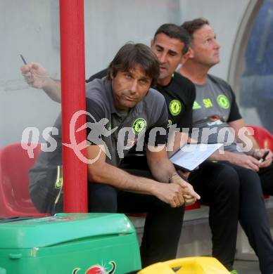 Freundschaftsspiel. RZ Pellets WAC gegen Chelsea FC. Trainer Conte Antonio (Chelsea). Klagenfurt Woerthersee Stadion, 20.7.2016.
Foto: Kuess
---
pressefotos, pressefotografie, kuess, qs, qspictures, sport, bild, bilder, bilddatenbank