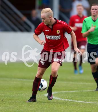 Fussball. Regionalliga. ATSV Wolfsberg gegen SPG FC Pasching/LASK Juniors.  Marcel Maximilian Stoni (ATSV Wolfsberg). Wolfsberg, 22.7.2016.
Foto: Kuess 
---
pressefotos, pressefotografie, kuess, qs, qspictures, sport, bild, bilder, bilddatenbank