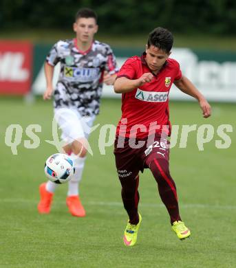 Fussball. Regionalliga. ATSV Wolfsberg gegen SPG FC Pasching/LASK Juniors.  Robert Vijatovic (ATSV Wolfsberg). Wolfsberg, 22.7.2016.
Foto: Kuess 
---
pressefotos, pressefotografie, kuess, qs, qspictures, sport, bild, bilder, bilddatenbank