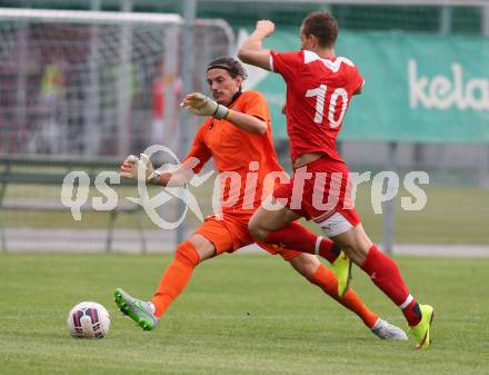 Fussball KFV Cup. KAC 1909 gegen SK Austria Klagenfurt. Robert Matic,  (KAC), Zan Pelko (Austria Klagenfurt). Klagenfurt, am 26.7.2016.
Foto: Kuess
---
pressefotos, pressefotografie, kuess, qs, qspictures, sport, bild, bilder, bilddatenbank