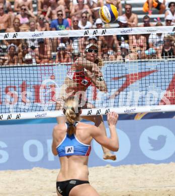 Beachvolleyball. Beach Volleyball Major Series. Barbara Hansel, (AUT). Klagenfurt, 27.7.2016.
Foto: Kuess
---
pressefotos, pressefotografie, kuess, qs, qspictures, sport, bild, bilder, bilddatenbank