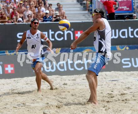 Beachvolleyball. Beach Volleyball Major Series. Martin ERMACORA, Moritz Bernd PRISTAUZ-TELSNIGG (AUT). Klagenfurt, 27.7.2016.
Foto: Kuess
---
pressefotos, pressefotografie, kuess, qs, qspictures, sport, bild, bilder, bilddatenbank