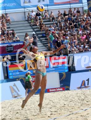 Beachvolleyball. Beach Volleyball Major Series.  Chantal LABOUREUR (GER). Klagenfurt, 27.7.2016.
Foto: Kuess
---
pressefotos, pressefotografie, kuess, qs, qspictures, sport, bild, bilder, bilddatenbank