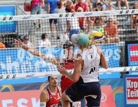 Beachvolleyball. Beach Volleyball Major Series. Lorenz PETUTSCHNIG, Daniel MUELLNER (AUT). Klagenfurt, 27.7.2016.
Foto: Kuess
---
pressefotos, pressefotografie, kuess, qs, qspictures, sport, bild, bilder, bilddatenbank