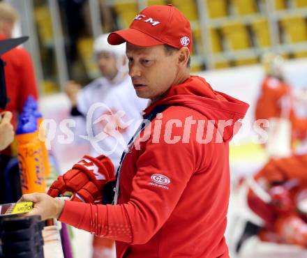 EBEL. Eishockey Bundesliga. KAC. Training. Trainer Mike Pellegrims. Klagenfurt, am 27.7.2016.
Foto: Kuess
---
pressefotos, pressefotografie, kuess, qs, qspictures, sport, bild, bilder, bilddatenbank