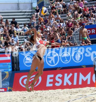 Beachvolleyball. Beach Volleyball Major Series. Lena Maria PLESIUTSCHNIG,  (AUT). Klagenfurt, 27.7.2016.
Foto: Kuess
---
pressefotos, pressefotografie, kuess, qs, qspictures, sport, bild, bilder, bilddatenbank