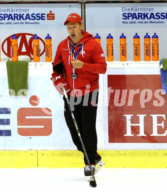 EBEL. Eishockey Bundesliga. KAC. Training. Trainer Mike Pellegrims. Klagenfurt, am 27.7.2016.
Foto: Kuess
---
pressefotos, pressefotografie, kuess, qs, qspictures, sport, bild, bilder, bilddatenbank