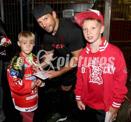 EBEL. Eishockey Bundesliga. KAC. Training.  Thomas Koch. Klagenfurt, am 27.7.2016.
Foto: Kuess
---
pressefotos, pressefotografie, kuess, qs, qspictures, sport, bild, bilder, bilddatenbank