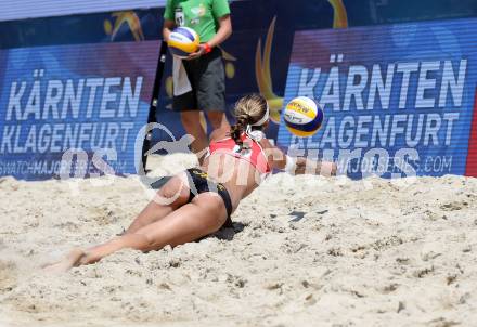 Beachvolleyball. Beach Volleyball Major Series.  Stefanie Schwaiger (AUT). Klagenfurt, 27.7.2016.
Foto: Kuess
---
pressefotos, pressefotografie, kuess, qs, qspictures, sport, bild, bilder, bilddatenbank