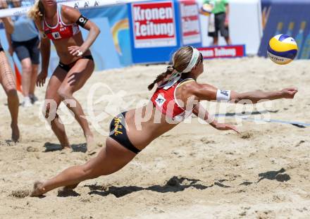 Beachvolleyball. Beach Volleyball Major Series.  Stefanie Schwaiger (AUT). Klagenfurt, 27.7.2016.
Foto: Kuess
---
pressefotos, pressefotografie, kuess, qs, qspictures, sport, bild, bilder, bilddatenbank