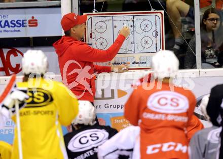 EBEL. Eishockey Bundesliga. KAC. Training.  Trainer Mike Pellegrims. Klagenfurt, am 27.7.2016.
Foto: Kuess
---
pressefotos, pressefotografie, kuess, qs, qspictures, sport, bild, bilder, bilddatenbank