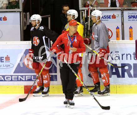 EBEL. Eishockey Bundesliga. KAC. Training. Trainer Mike Pellegrims. Klagenfurt, am 27.7.2016.
Foto: Kuess
---
pressefotos, pressefotografie, kuess, qs, qspictures, sport, bild, bilder, bilddatenbank