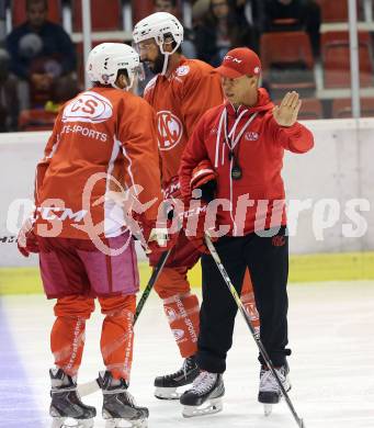 EBEL. Eishockey Bundesliga. KAC. Training. Trainer Mike Pellegrims. Klagenfurt, am 27.7.2016.
Foto: Kuess
---
pressefotos, pressefotografie, kuess, qs, qspictures, sport, bild, bilder, bilddatenbank