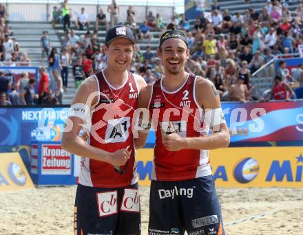 Beachvolleyball. Beach Volleyball Major Series. Lorenz PETUTSCHNIG, Daniel MUELLNER (AUT). Klagenfurt, 27.7.2016.
Foto: Kuess
---
pressefotos, pressefotografie, kuess, qs, qspictures, sport, bild, bilder, bilddatenbank