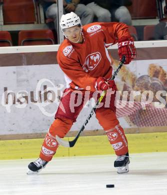 EBEL. Eishockey Bundesliga. KAC. Training. Marco Brucker. Klagenfurt, am 27.7.2016.
Foto: Kuess
---
pressefotos, pressefotografie, kuess, qs, qspictures, sport, bild, bilder, bilddatenbank