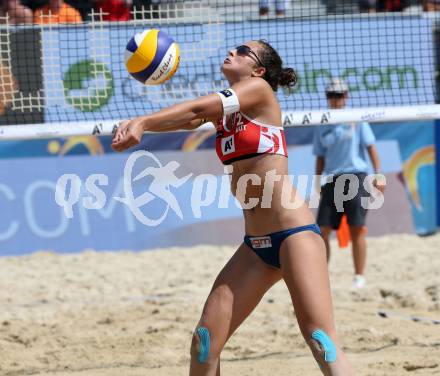 Beachvolleyball. Beach Volleyball Major Series.  (GER), Teresa STRAUSS (AUT). Klagenfurt, 27.7.2016.
Foto: Kuess
---
pressefotos, pressefotografie, kuess, qs, qspictures, sport, bild, bilder, bilddatenbank