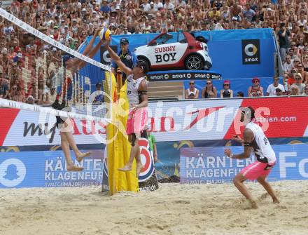 Beachvolleyball. Beach Volleyball Major Series. Clemens DOPPLER, Alexander HORST (AUT). Klagenfurt, 28.7.2016.
Foto: Kuess
---
pressefotos, pressefotografie, kuess, qs, qspictures, sport, bild, bilder, bilddatenbank