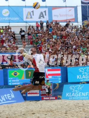 Beachvolleyball. Beach Volleyball Major Series. Thomas KUNERT,  (AUT). Klagenfurt, 28.7.2016.
Foto: Kuess
---
pressefotos, pressefotografie, kuess, qs, qspictures, sport, bild, bilder, bilddatenbank