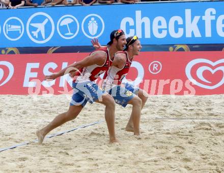 Beachvolleyball. Beach Volleyball Major Series. Martin ERMACORA, Moritz Bernd PRISTAUZ-TELSNIGG (AUT). Klagenfurt, 28.7.2016.
Foto: Kuess
---
pressefotos, pressefotografie, kuess, qs, qspictures, sport, bild, bilder, bilddatenbank