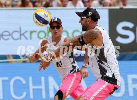 Beachvolleyball. Beach Volleyball Major Series. Clemens DOPPLER, Alexander HORST (AUT). Klagenfurt, 28.7.2016.
Foto: Kuess
---
pressefotos, pressefotografie, kuess, qs, qspictures, sport, bild, bilder, bilddatenbank