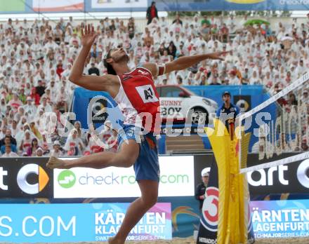 Beachvolleyball. Beach Volleyball Major Series. Martin ERMACORA,  (AUT). Klagenfurt, 28.7.2016.
Foto: Kuess
---
pressefotos, pressefotografie, kuess, qs, qspictures, sport, bild, bilder, bilddatenbank