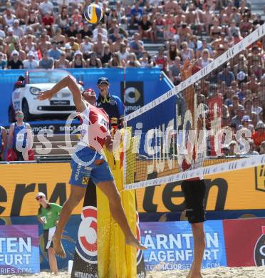 Beachvolleyball. Beach Volleyball Major Series. Martin ERMACORA,  (AUT). Klagenfurt, 28.7.2016.
Foto: Kuess
---
pressefotos, pressefotografie, kuess, qs, qspictures, sport, bild, bilder, bilddatenbank