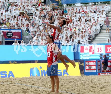 Beachvolleyball. Beach Volleyball Major Series. Martin ERMACORA, Moritz Bernd PRISTAUZ-TELSNIGG (AUT). Klagenfurt, 28.7.2016.
Foto: Kuess
---
pressefotos, pressefotografie, kuess, qs, qspictures, sport, bild, bilder, bilddatenbank