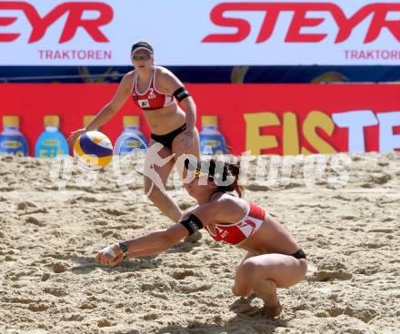 Beachvolleyball. Beach Volleyball Major Series. Lena Maria PLESIUTSCHNIG, Katharina Elisabeth SCHUETZENHOEFER (AUT). Klagenfurt, 28.7.2016.
Foto: Kuess
---
pressefotos, pressefotografie, kuess, qs, qspictures, sport, bild, bilder, bilddatenbank