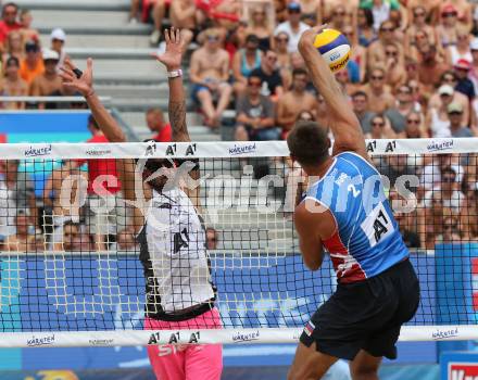 Beachvolleyball. Beach Volleyball Major Series. Clemens DOPPLER, (AUT). Klagenfurt, 28.7.2016.
Foto: Kuess
---
pressefotos, pressefotografie, kuess, qs, qspictures, sport, bild, bilder, bilddatenbank