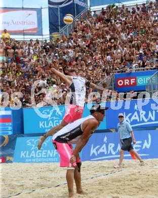 Beachvolleyball. Beach Volleyball Major Series. Clemens DOPPLER, Alexander HORST (AUT). Klagenfurt, 28.7.2016.
Foto: Kuess
---
pressefotos, pressefotografie, kuess, qs, qspictures, sport, bild, bilder, bilddatenbank