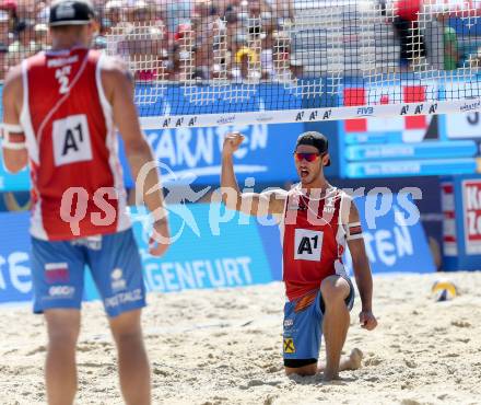 Beachvolleyball. Beach Volleyball Major Series. Martin ERMACORA, Moritz Bernd PRISTAUZ TELSNIGG (AUT). Klagenfurt, 29.7.2016.
Foto: Kuess
---
pressefotos, pressefotografie, kuess, qs, qspictures, sport, bild, bilder, bilddatenbank