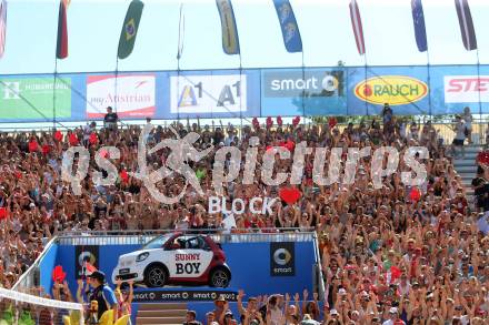 Beachvolleyball. Beach Volleyball Major Series. Fans. Klagenfurt, 29.7.2016.
Foto: Kuess
---
pressefotos, pressefotografie, kuess, qs, qspictures, sport, bild, bilder, bilddatenbank